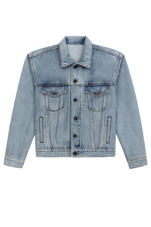 TWEEN MONTAUK ACID WASH DENIM JACKET