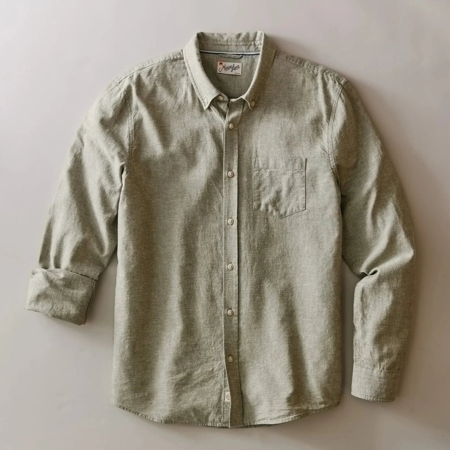 Marine Layer Better-Than-Linen Long Sleeve Shirt