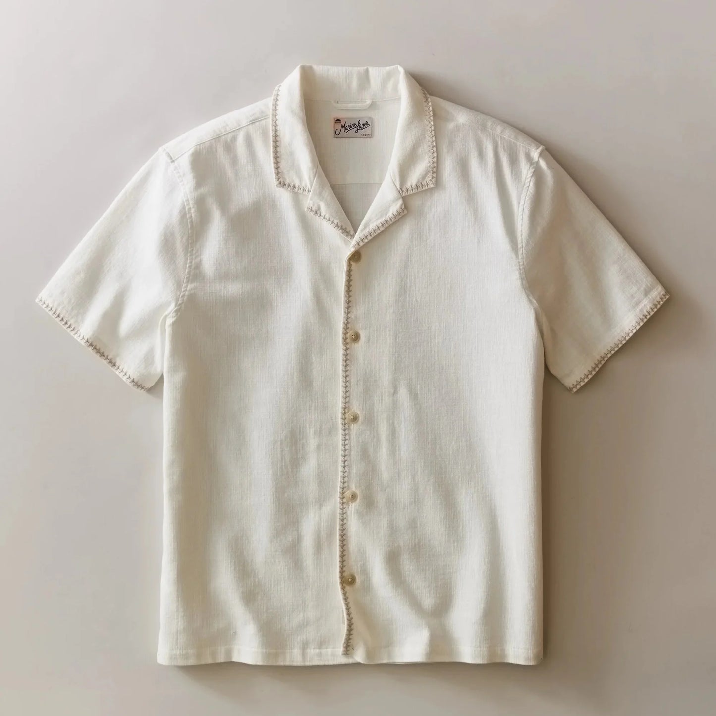 Marine Layer Embroidered Resort Shirt