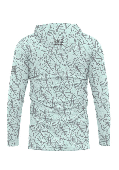 Oha Kalo Toddler Hooded Long Sleeve Drifit Seafoam Gray