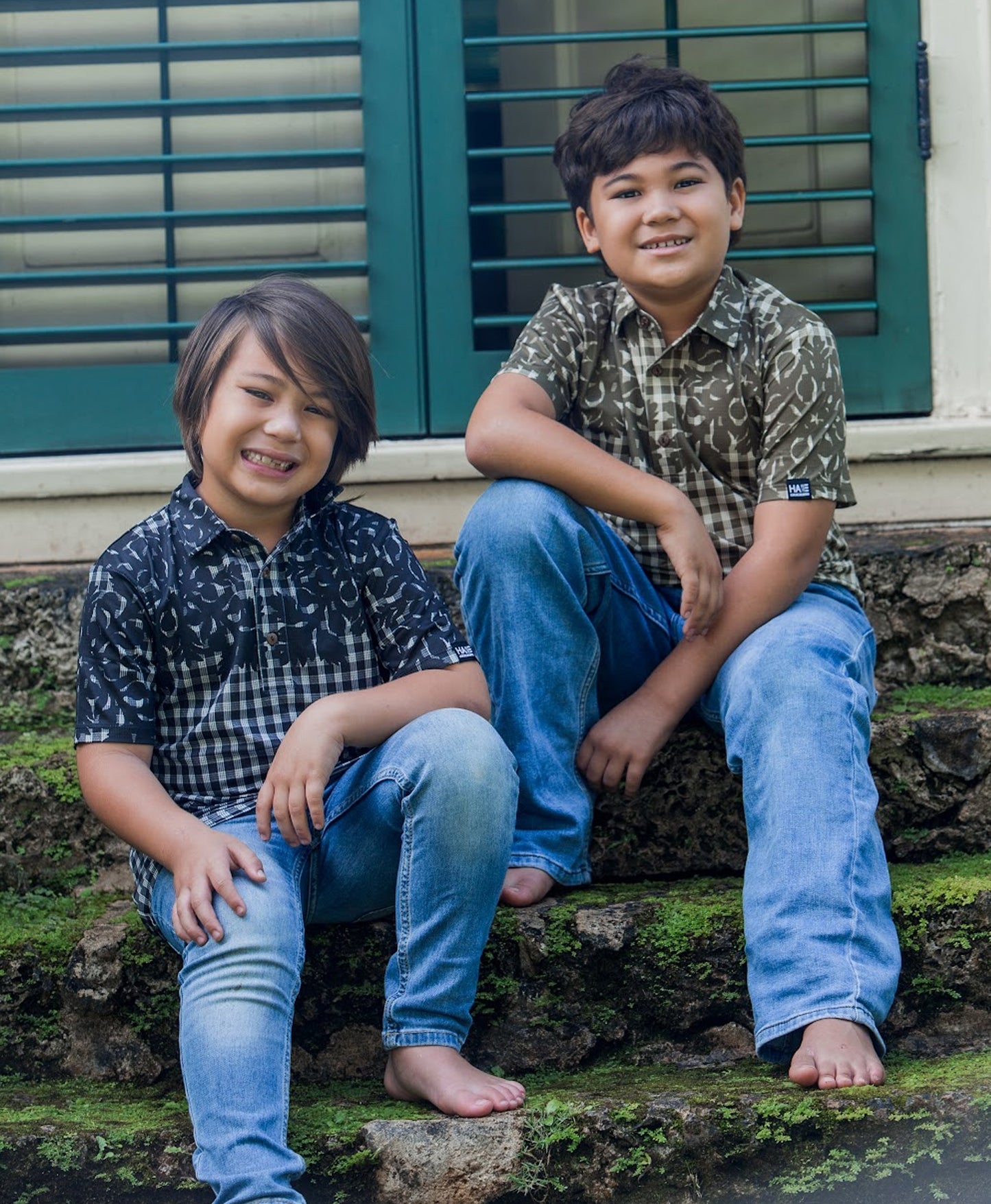 Palaka Kuiki Keiki Pullover Olive