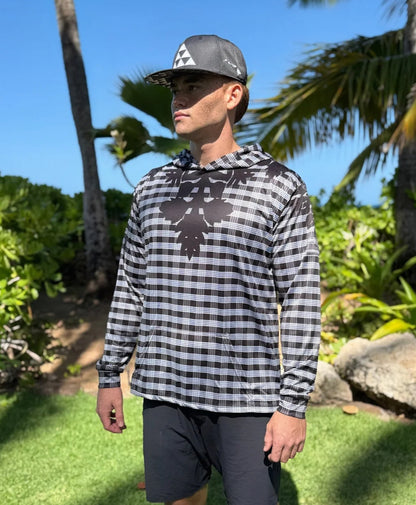 Palaka Kuiki Hooded Longsleve Drifit Black