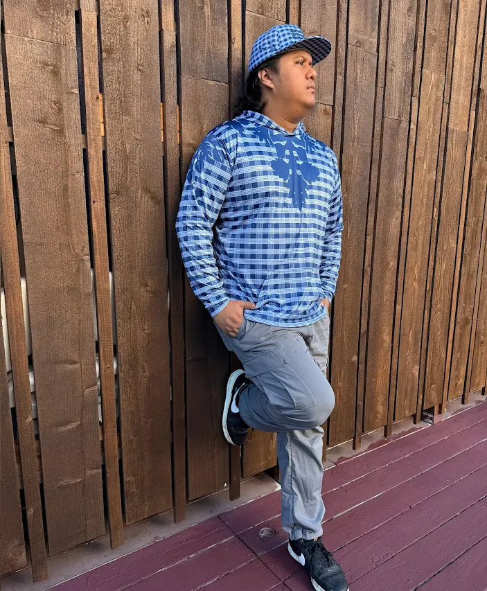 Palaka Kuiki Hooded Longsleve Drifit Navy