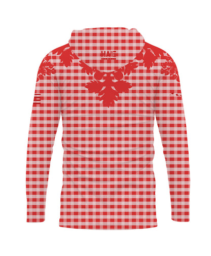 Palaka Kuiki Hooded Longsleve Drifit Red
