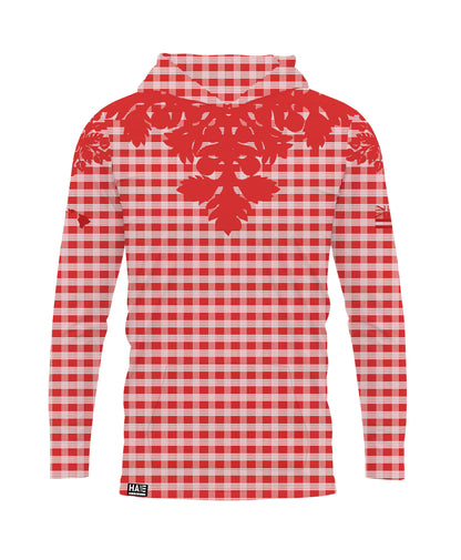 Palaka Kuiki Hooded Longsleve Drifit Red