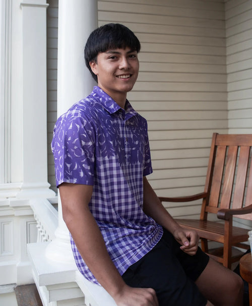 Palaka Kuiki Kane Pullover Kula Lavender