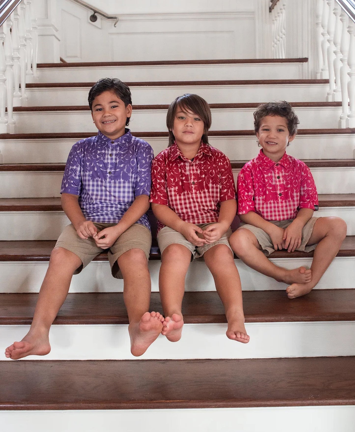 Palaka Kuiki Keiki Pullover Lavender