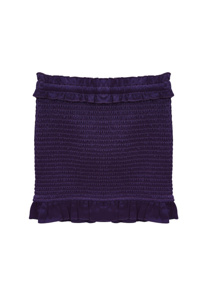 TWEEN RAYNE SMOCKED RUFFLE EDGE SKIRT - FINAL SALE