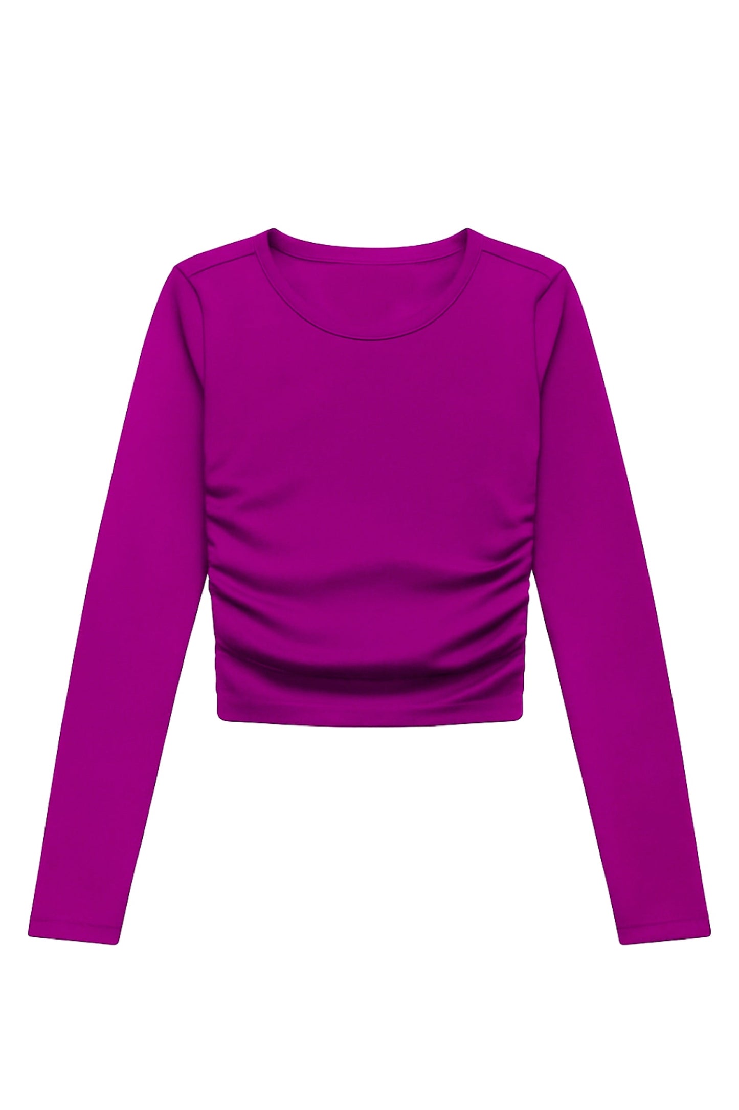 JUNIOR RILEY RUCHED LONG SLEEVE TOP - FINAL SALE