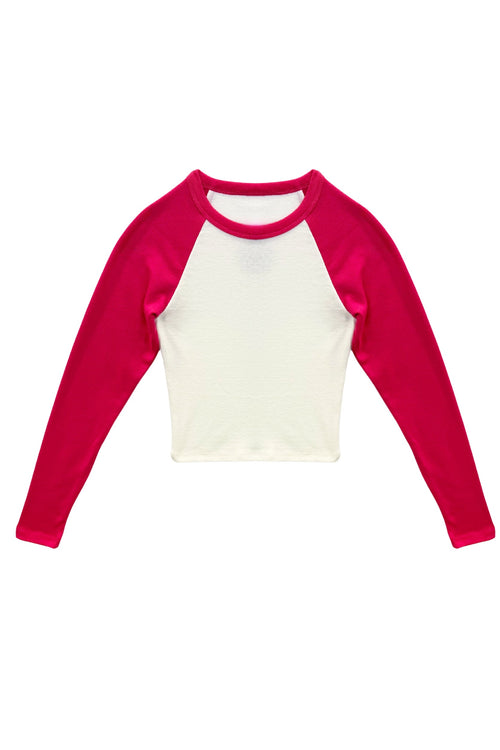 JUNIOR ROWAN LONG SLEEVE RAGLAN TEE - FINAL SALE