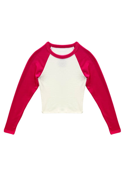 TWEEN ROWAN LONG SLEEVE RAGLAN TEE - FINAL SALE