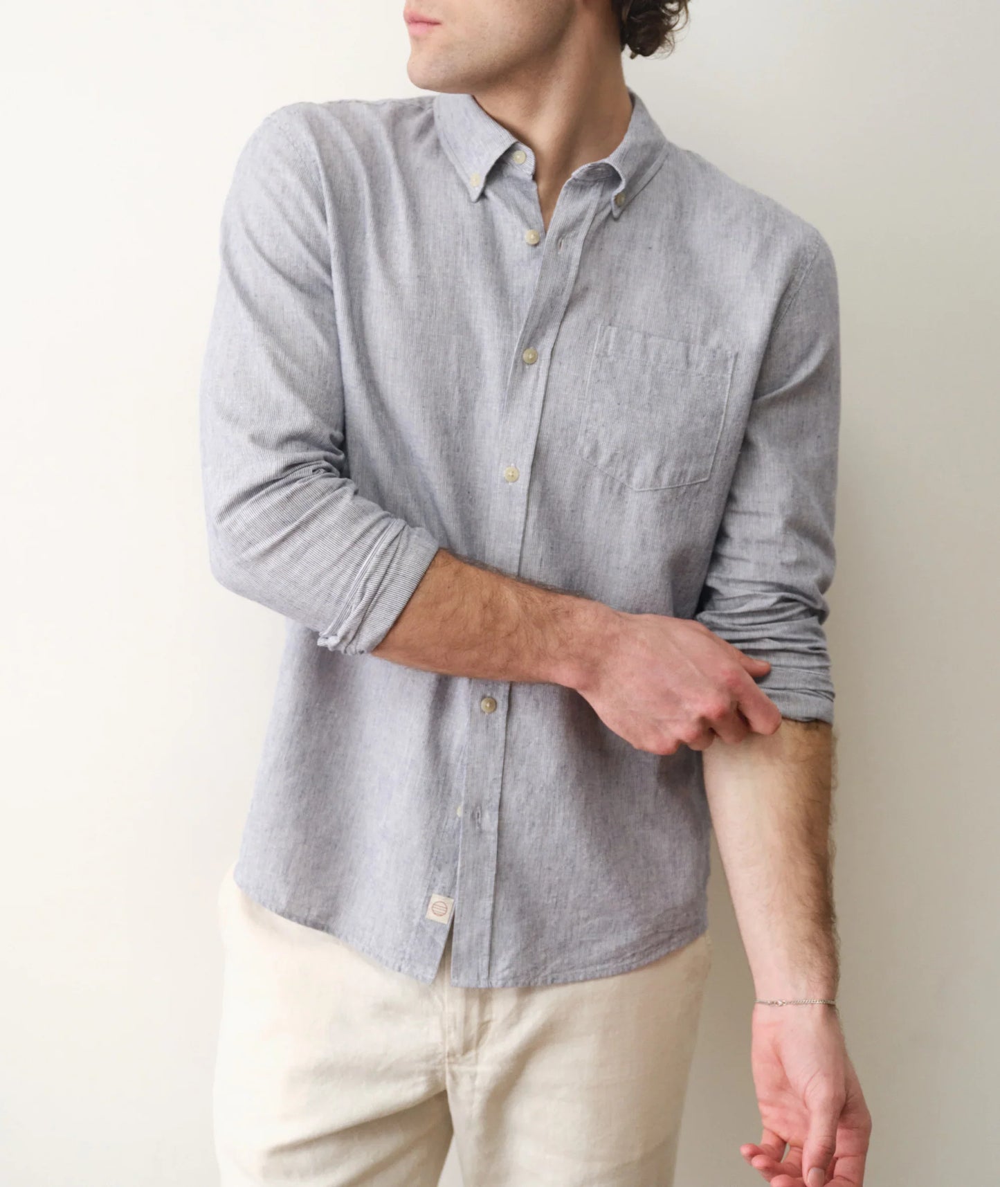 Marine Layer Better-Than-Linen Long Sleeve Shirt