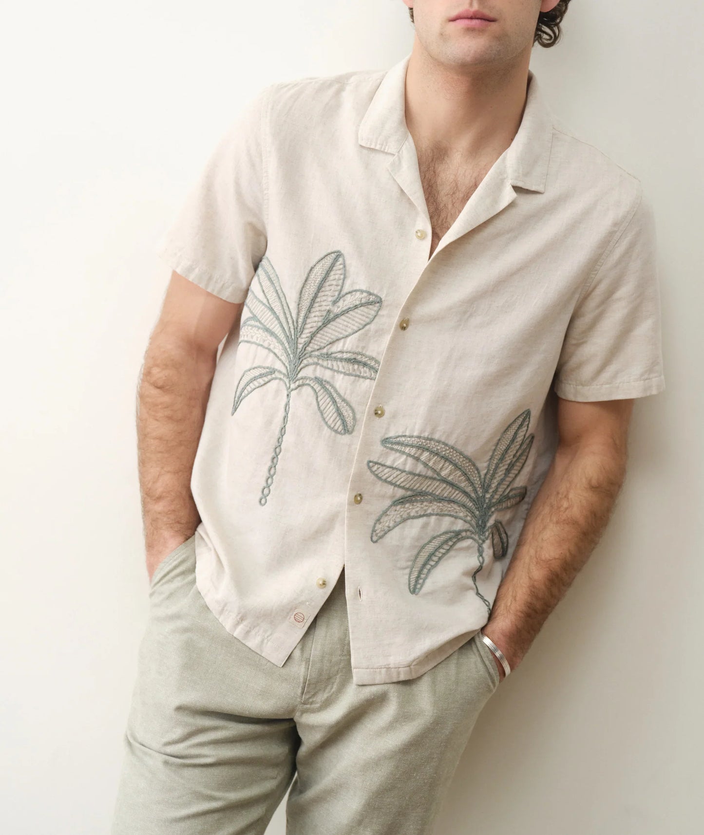 Marine Layer Embroidered Resort Shirt