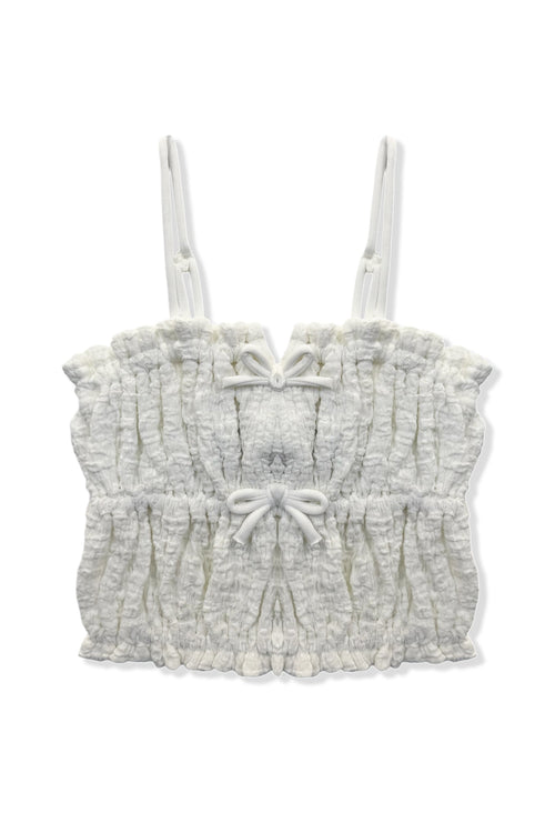 TWEEN SAIGE STRETCH TEXTURED LACE CAMI TOP - FINAL SALE