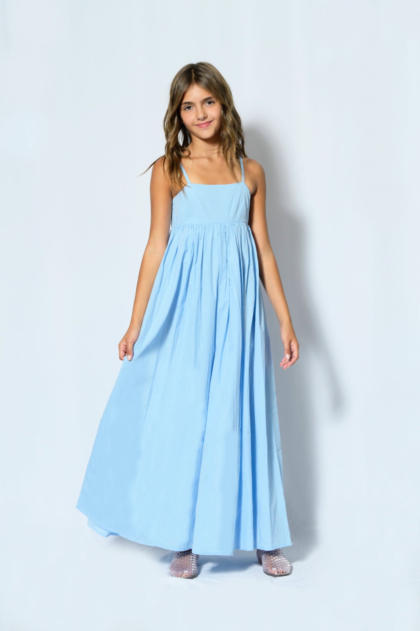 TWEEN SERENITY BEADED STRAP MAXI DRESS