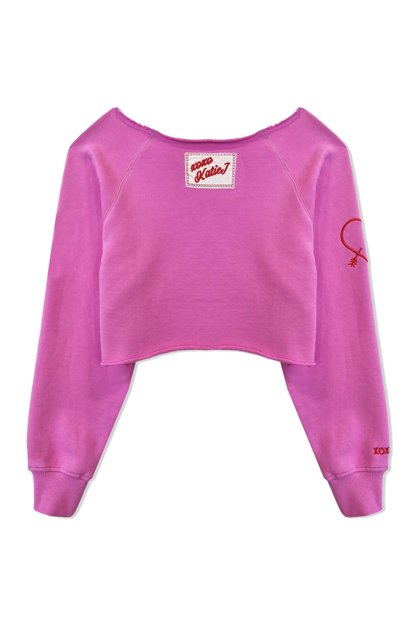 JUNIOR SHANE OFF SHOULDER CROP SWEATSHIRT - FINAL SALE