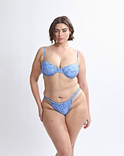 Karlo Balconette Bikini Top Azzure Sol