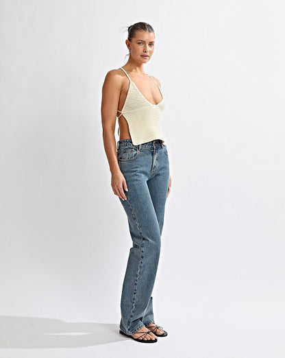 Uma Knit Top Cream