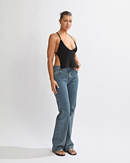 Uma Knit Top Black