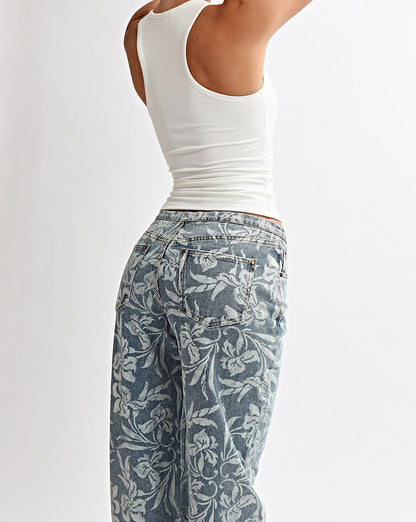Ashton Jeans Blue Sol Cropped