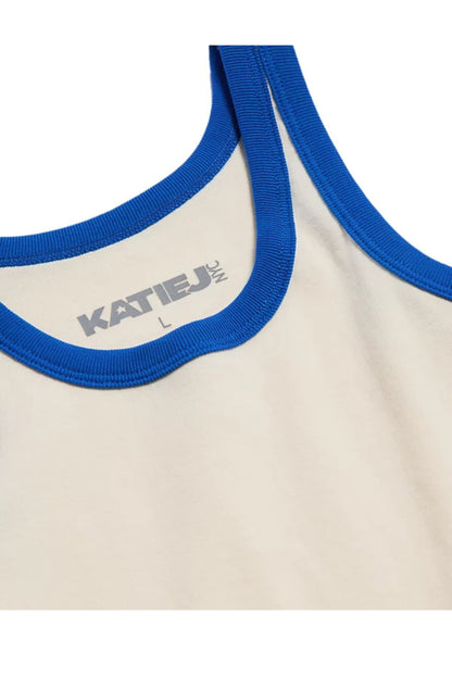 TWEEN SPENCER RETRO CONTRAST TRIM TANK