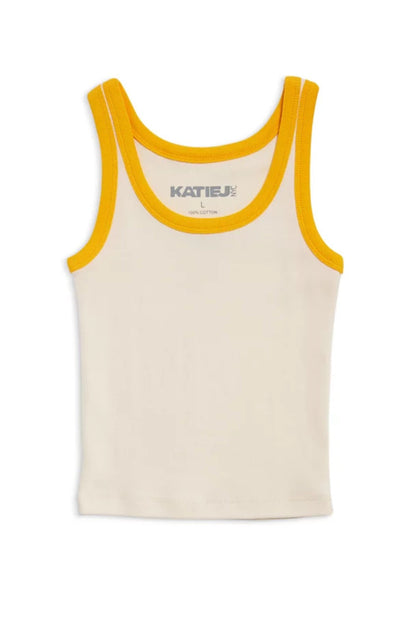 JUNIOR SPENCER RETRO CONTRAST TRIM TANK