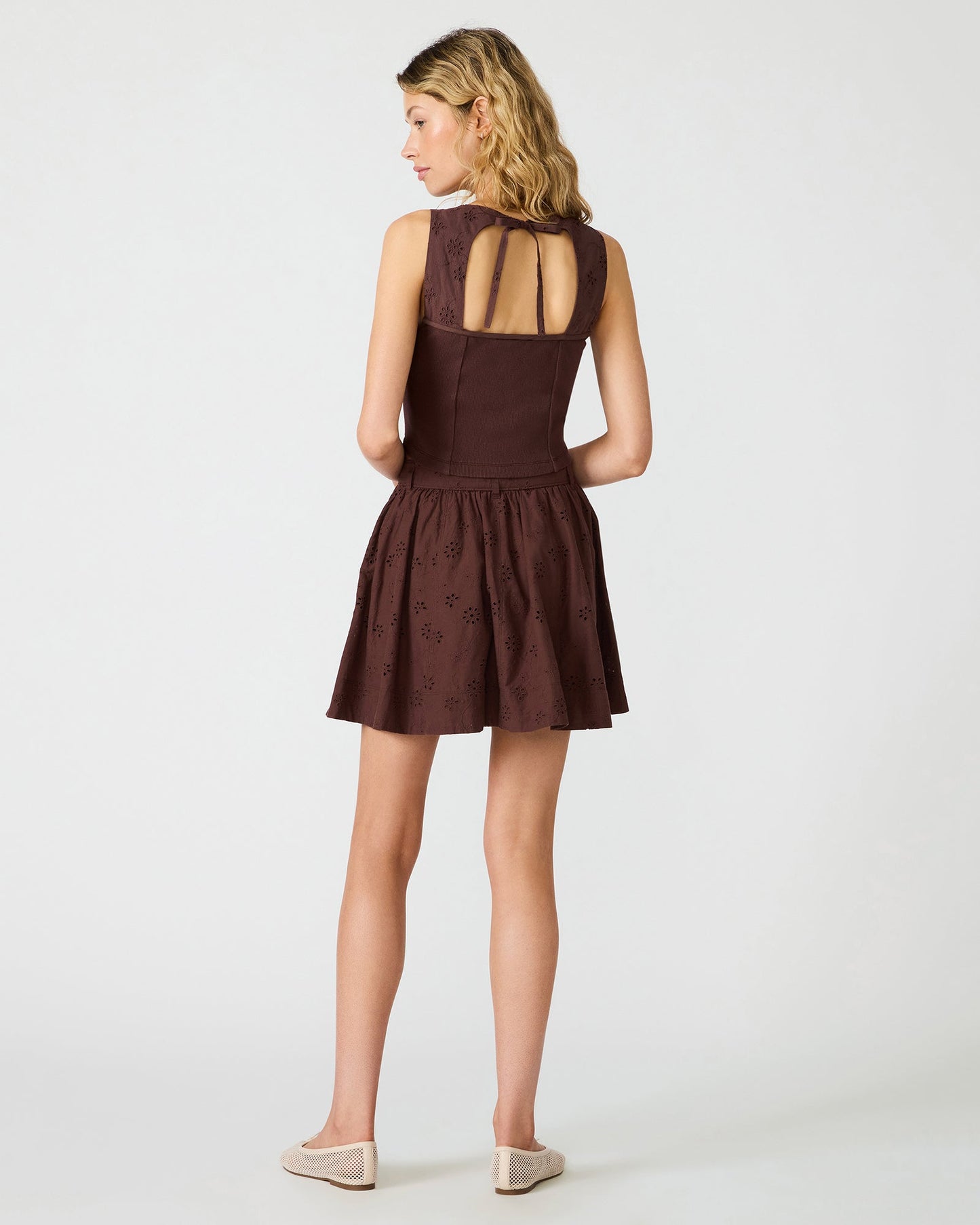 DIXIE KNIT TOP WALNUT