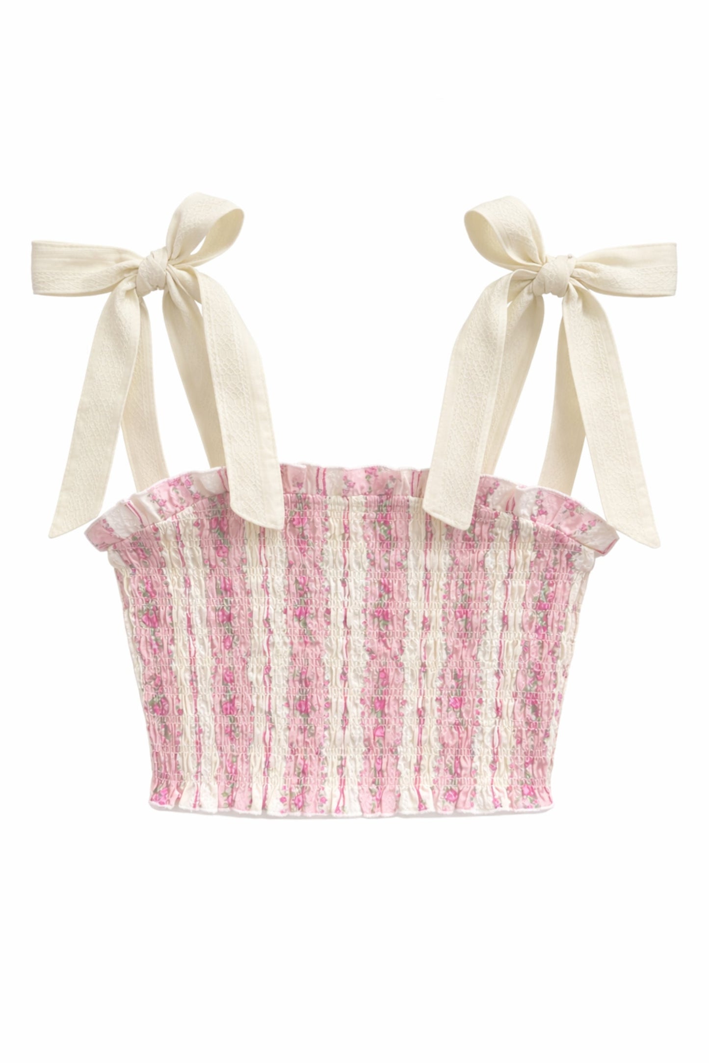 TWEEN SUNNY PRINTED TIE TOP