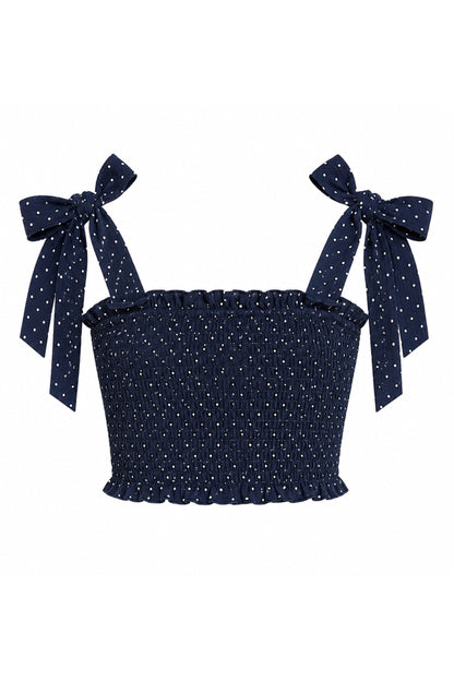 TWEEN SUNNY PRINTED TIE TOP
