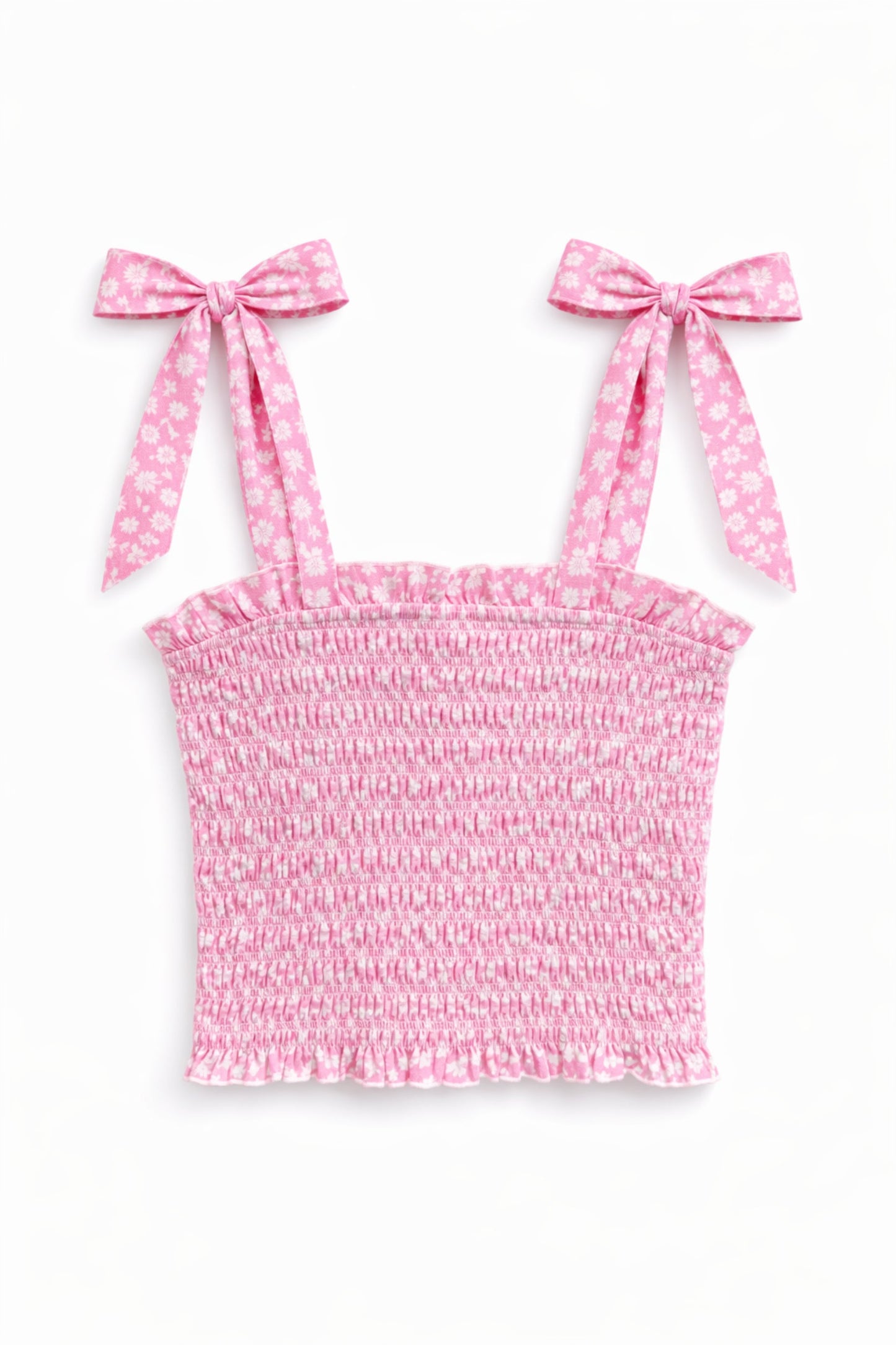 TWEEN SUNNY PRINTED TIE TOP