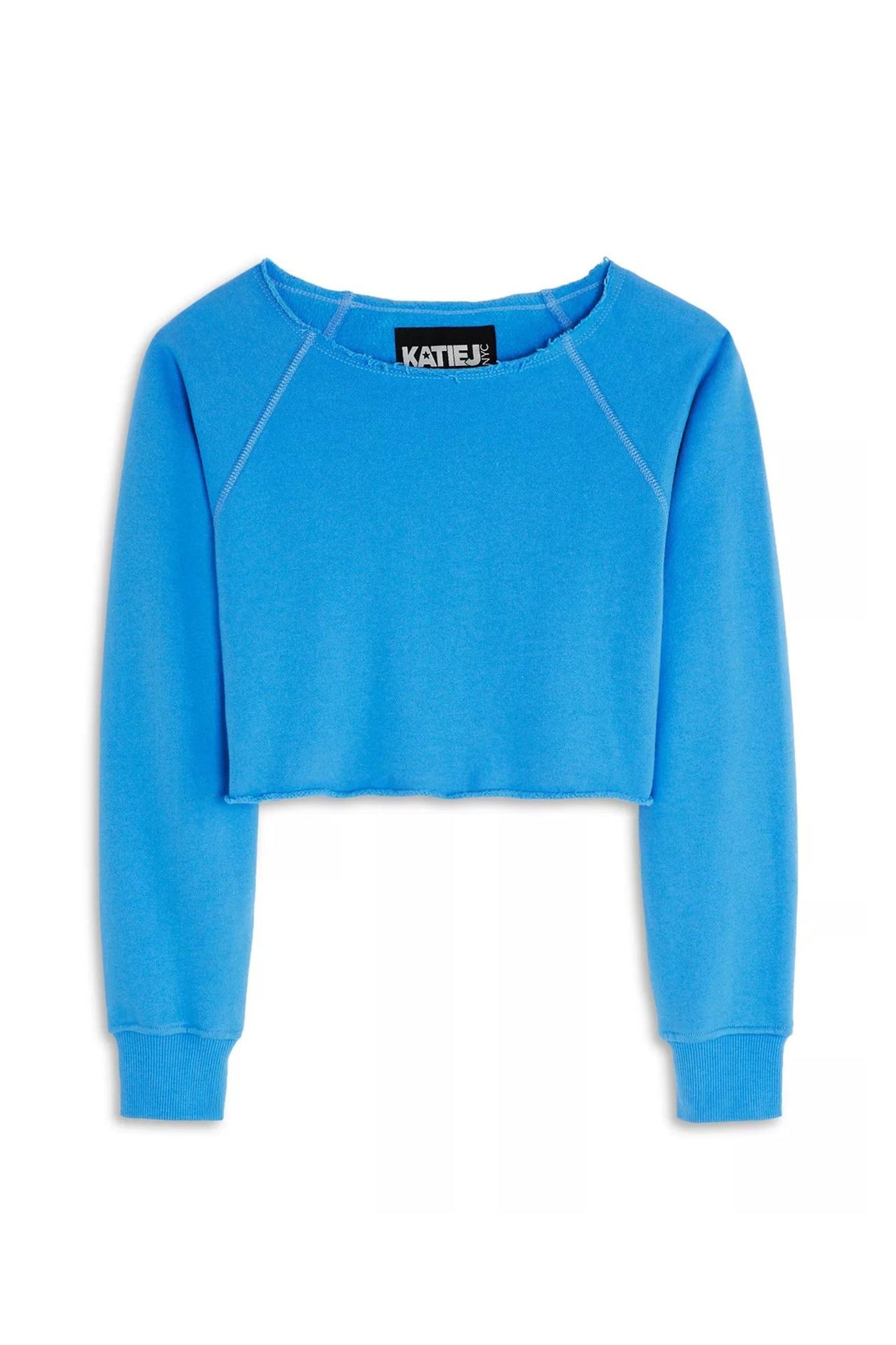 JUNIOR SHANE OFF SHOULDER CROP SWEATSHIRT - FINAL SALE