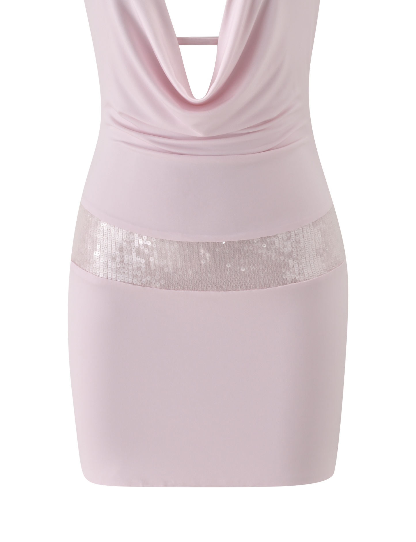 THARA MINI DRESS - BABY PINK
