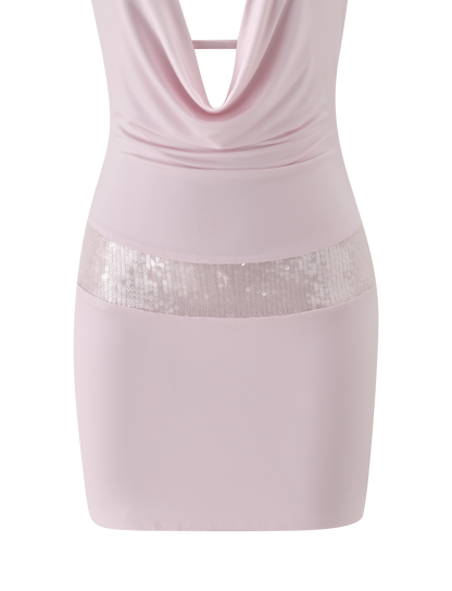 THARA MINI DRESS - BABY PINK