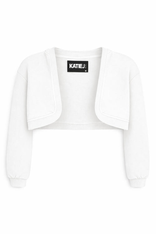 JUNIOR TRISTAN SOLID HOODED SHRUG