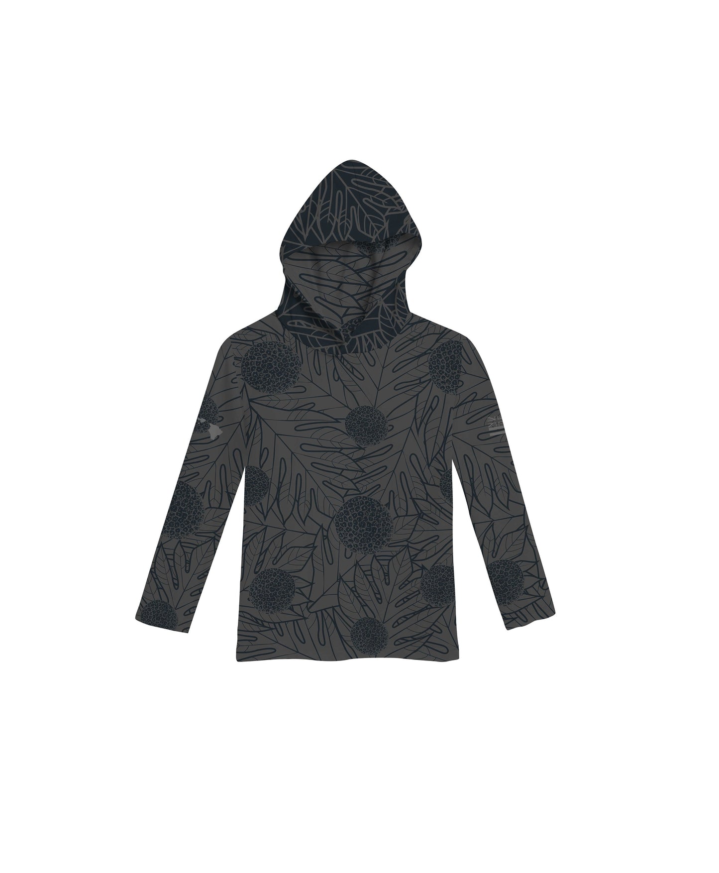 Ulu Toddler Hooded Longsleeve Drifit Gray