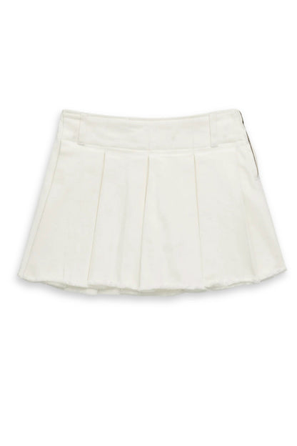 TWEEN KACEY PLEATED DENIM SKORT