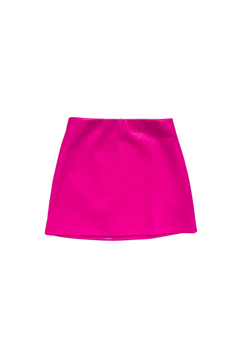 TWEEN LAINE VEGAN LEATHER SKIRT - FINAL SALE