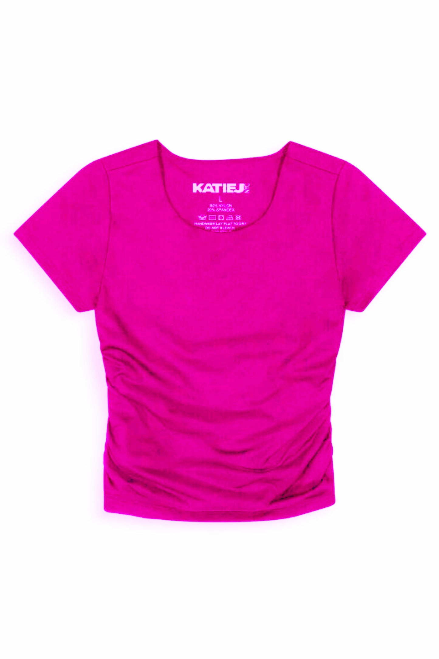 JUNIOR RILEY RUCHED SHORT SLEEVE TOP - FINAL SALE