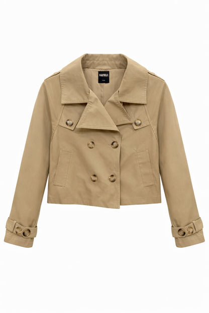 JUNIOR VANCE CROPPED TRENCH