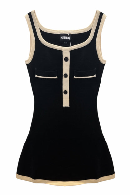 TWEEN WHITNEY COLORBLOCK SLEEVELESS DRESS