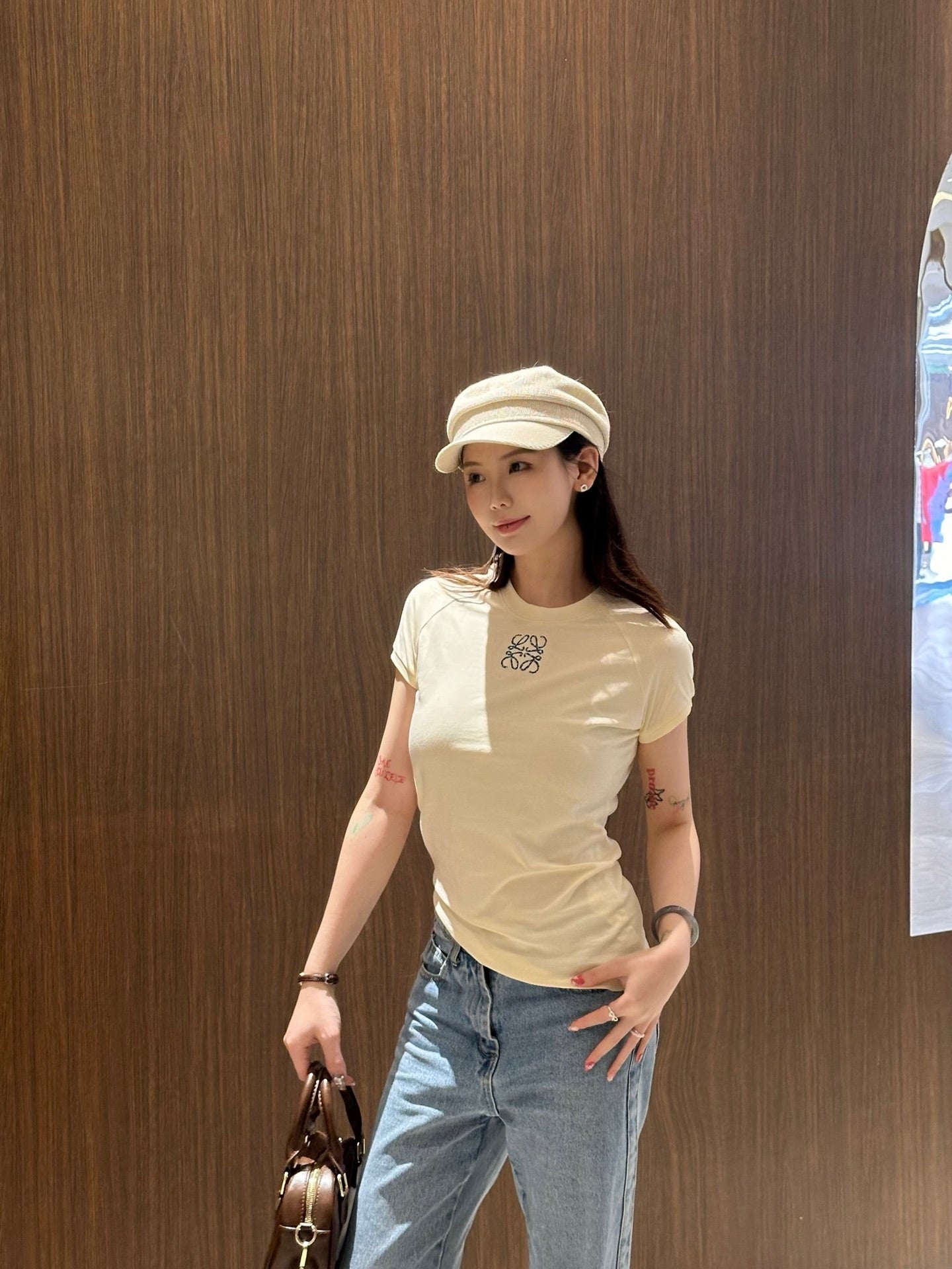 2026 Women’s Way Mosaic Embroidered Short-Sleeved Top (DD128)