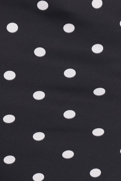 Blaine Halter Top - Black Polka