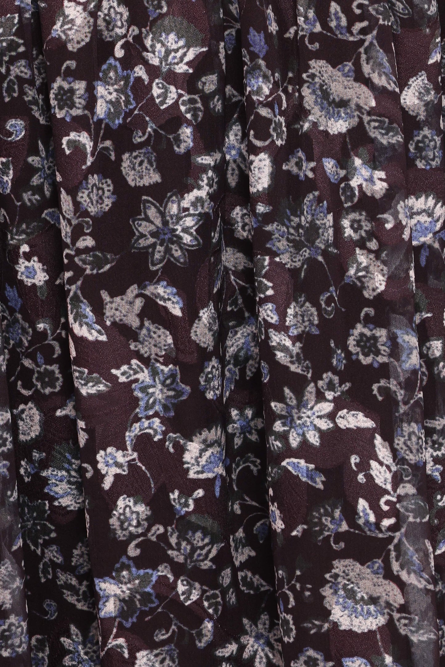 Myles Maxi Dress - Brown/Blue Floral