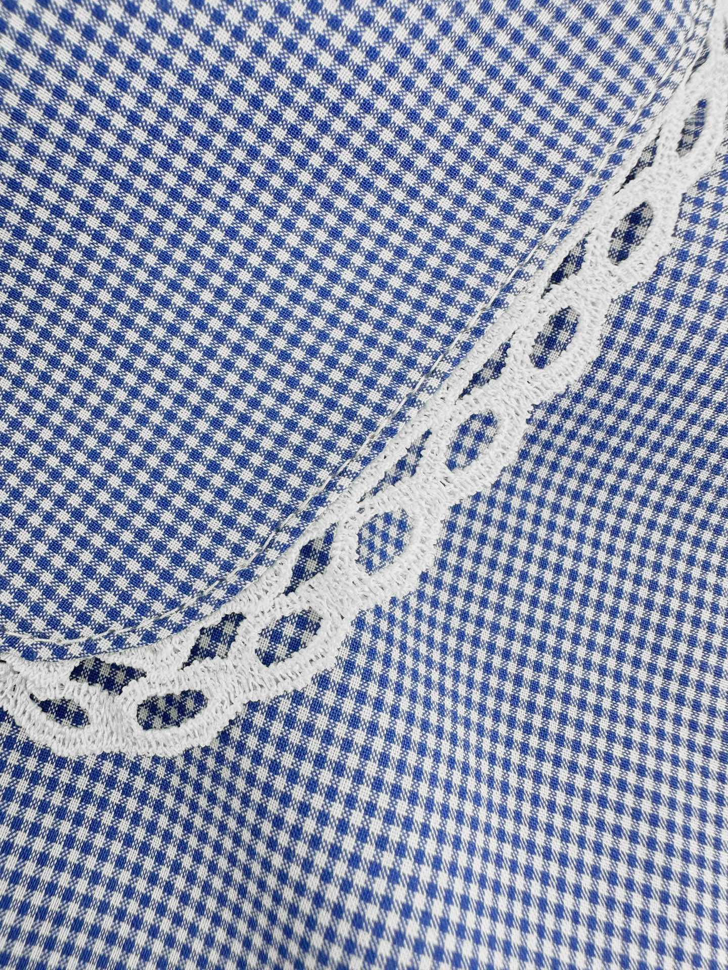 2026 Women’s MM Logo Check Short-Sleeved Shirt (FF723)